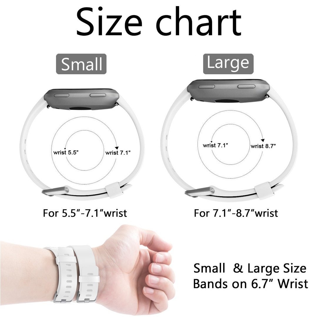Fitbit Versa sport band - wit