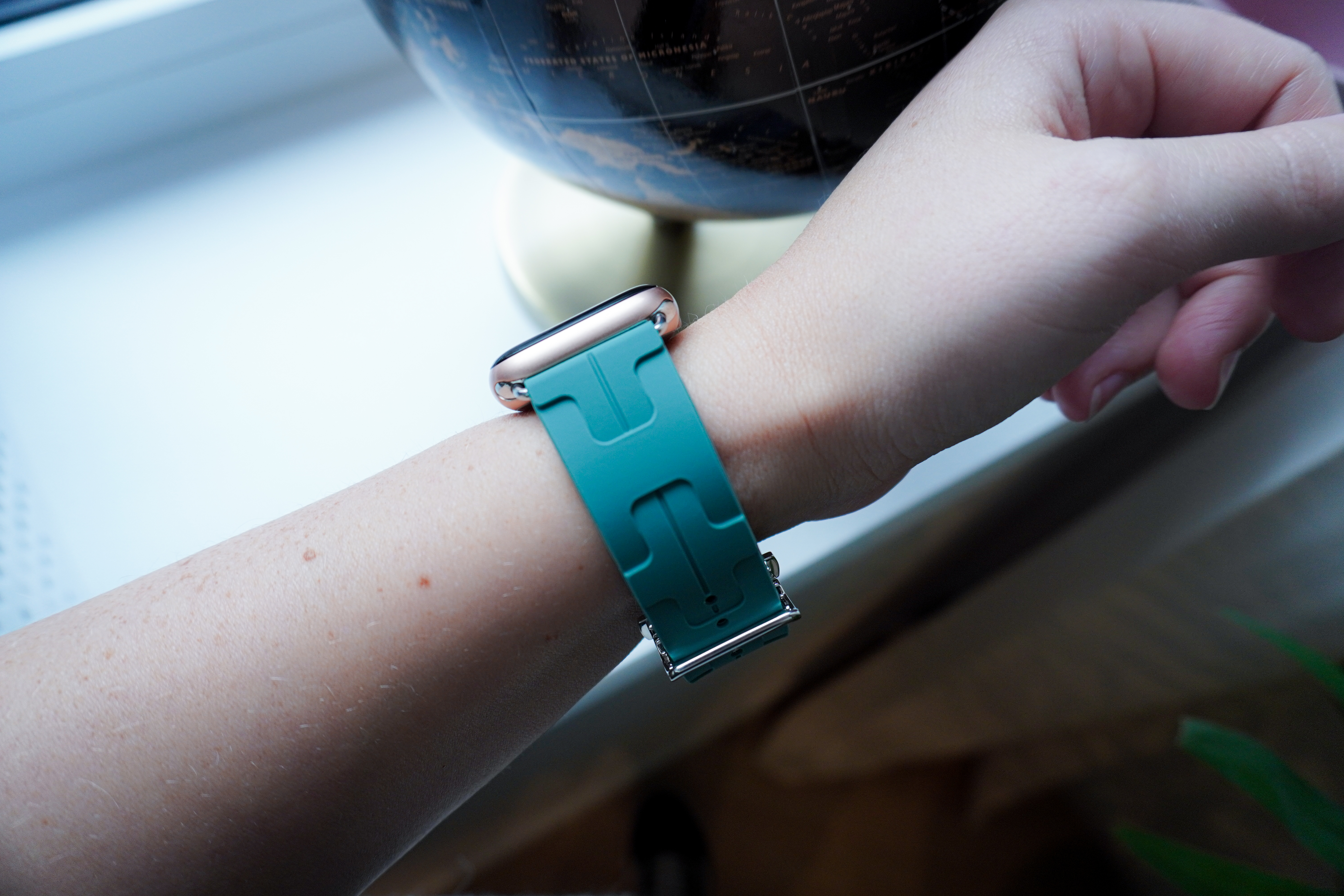 Apple Watch sport Hermès kilim single tour - dennengroen