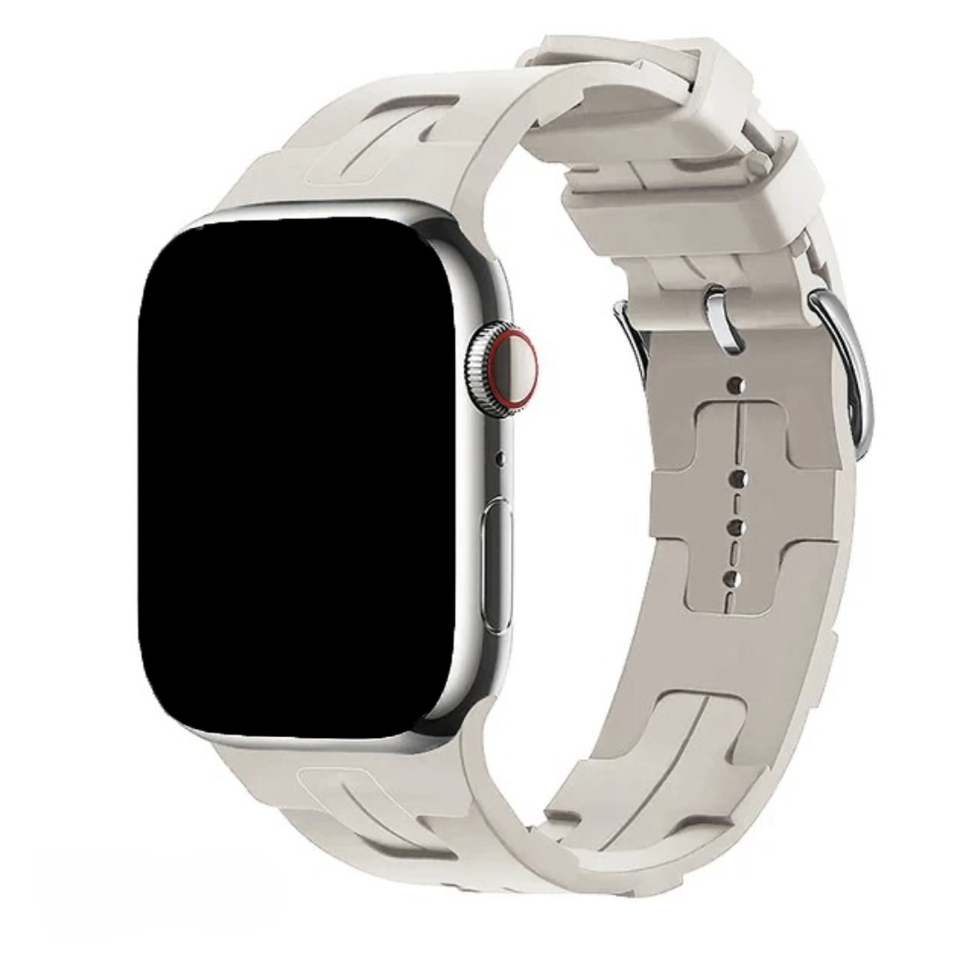Apple Watch sport Hermès kilim single tour gesp band - sterrenlicht