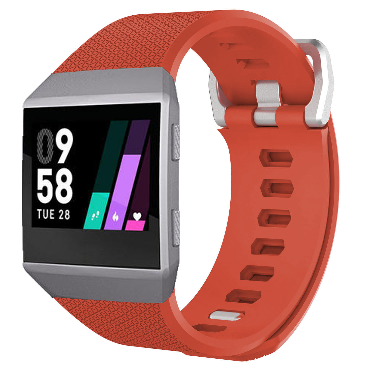 Fitbit Ionic sport band lichtgrijs