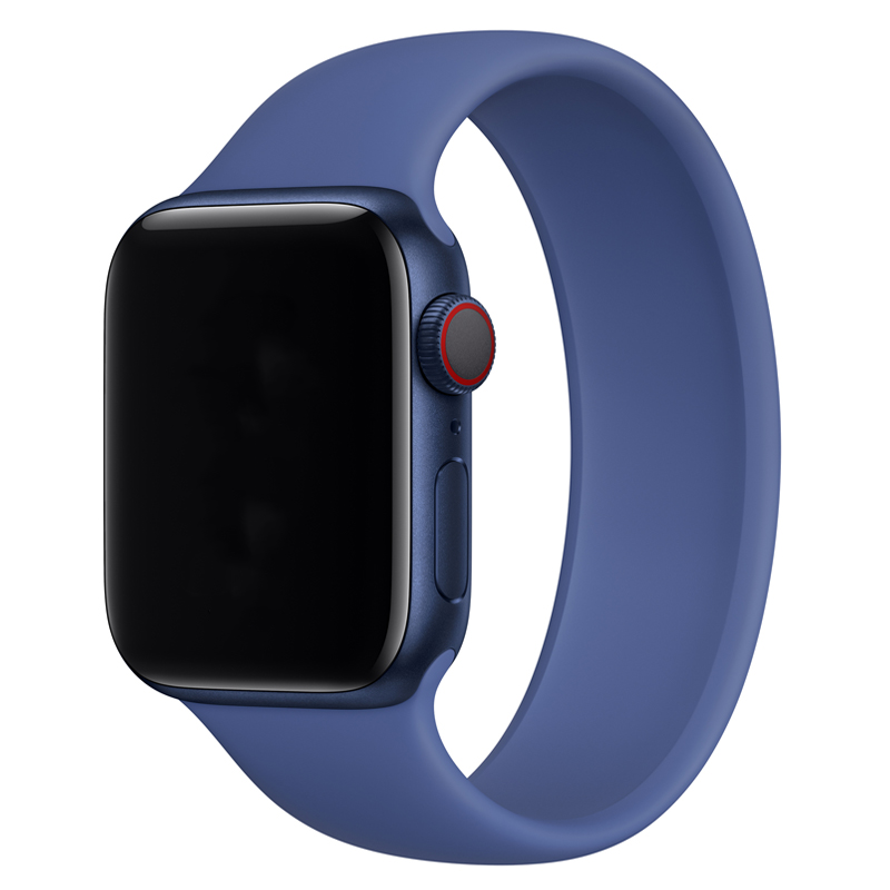 Apple Watch sport solo loop band - tomales blauw