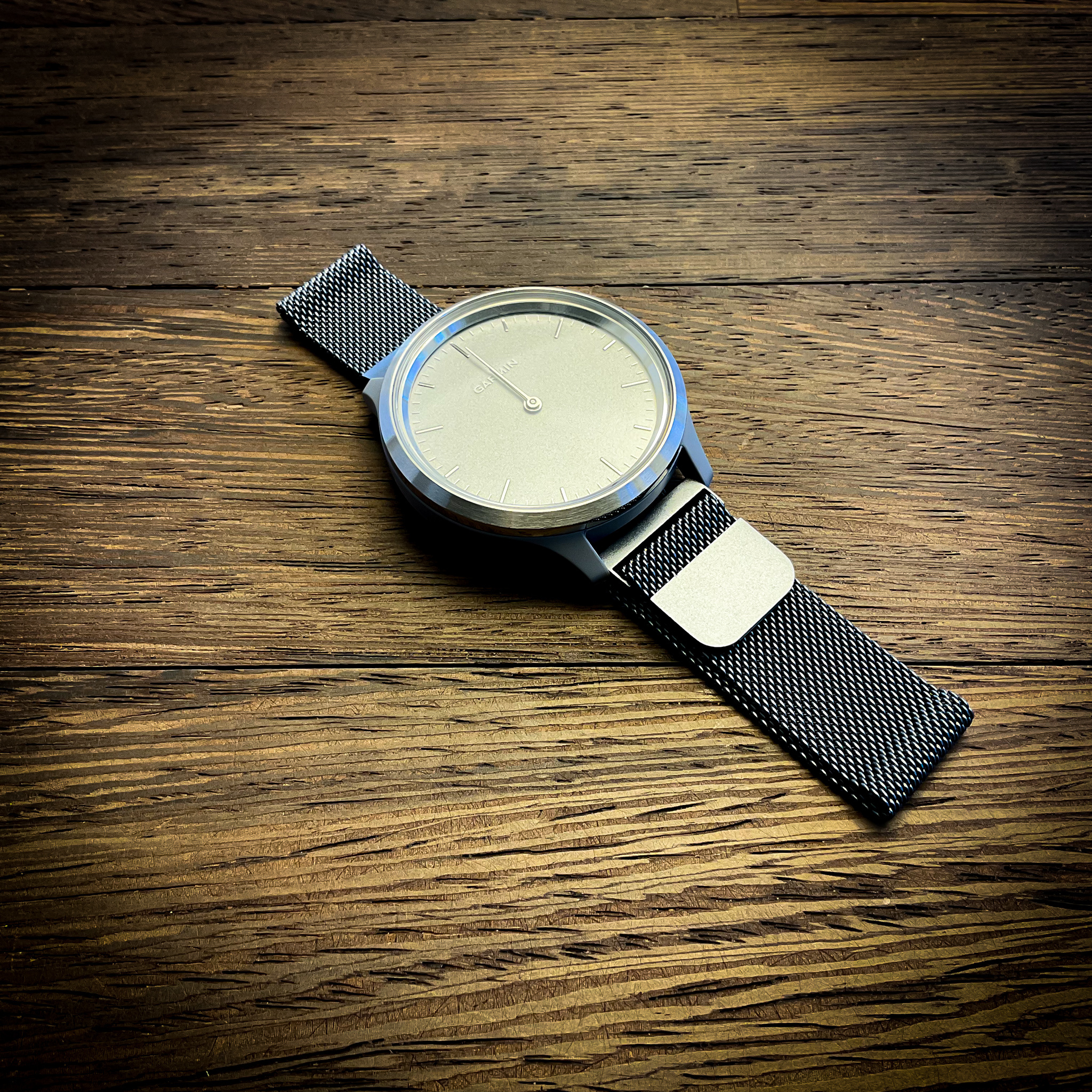 Garmin Vivoactive / Vivomove milanese band - zilver