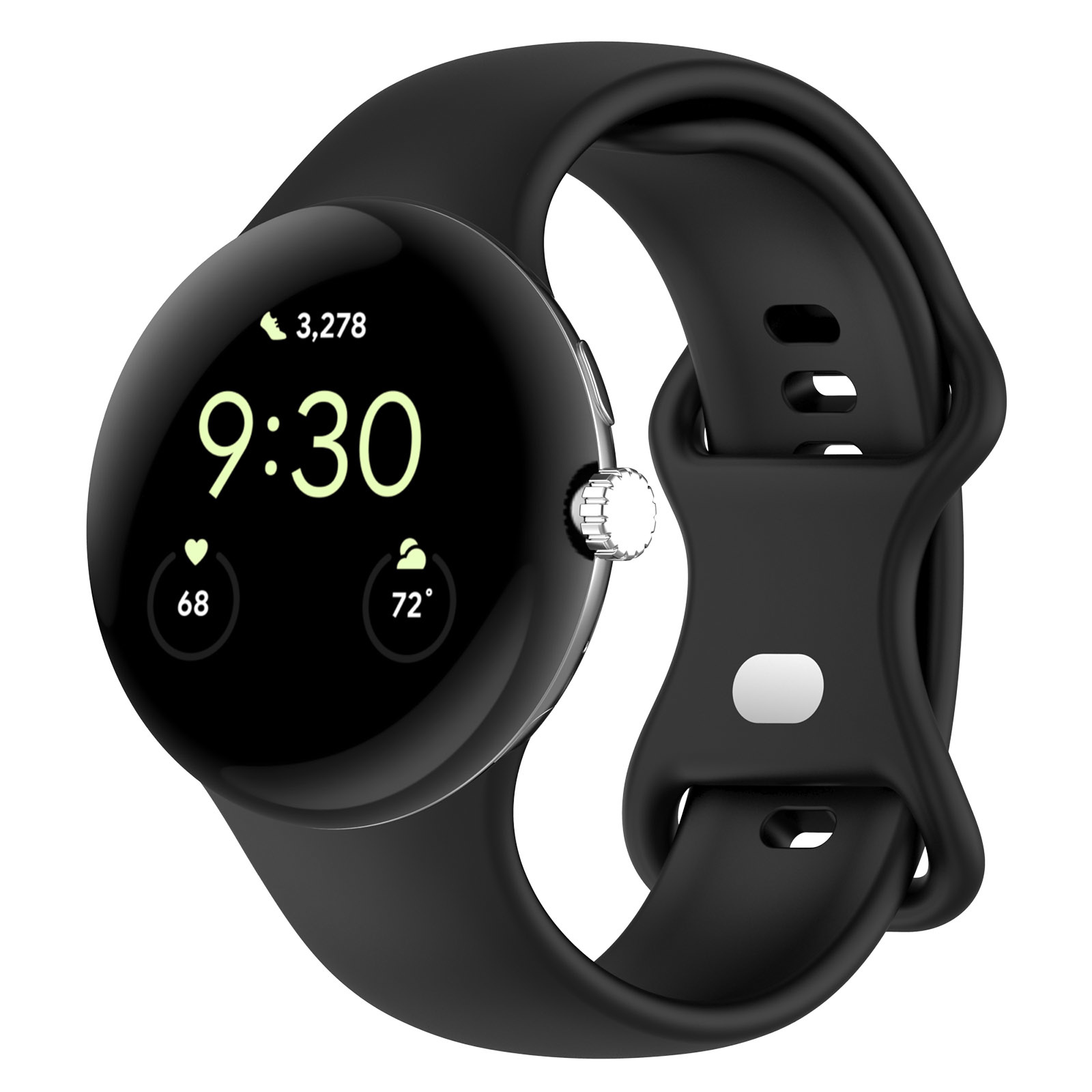Google Pixel Watch sport band - zwart
