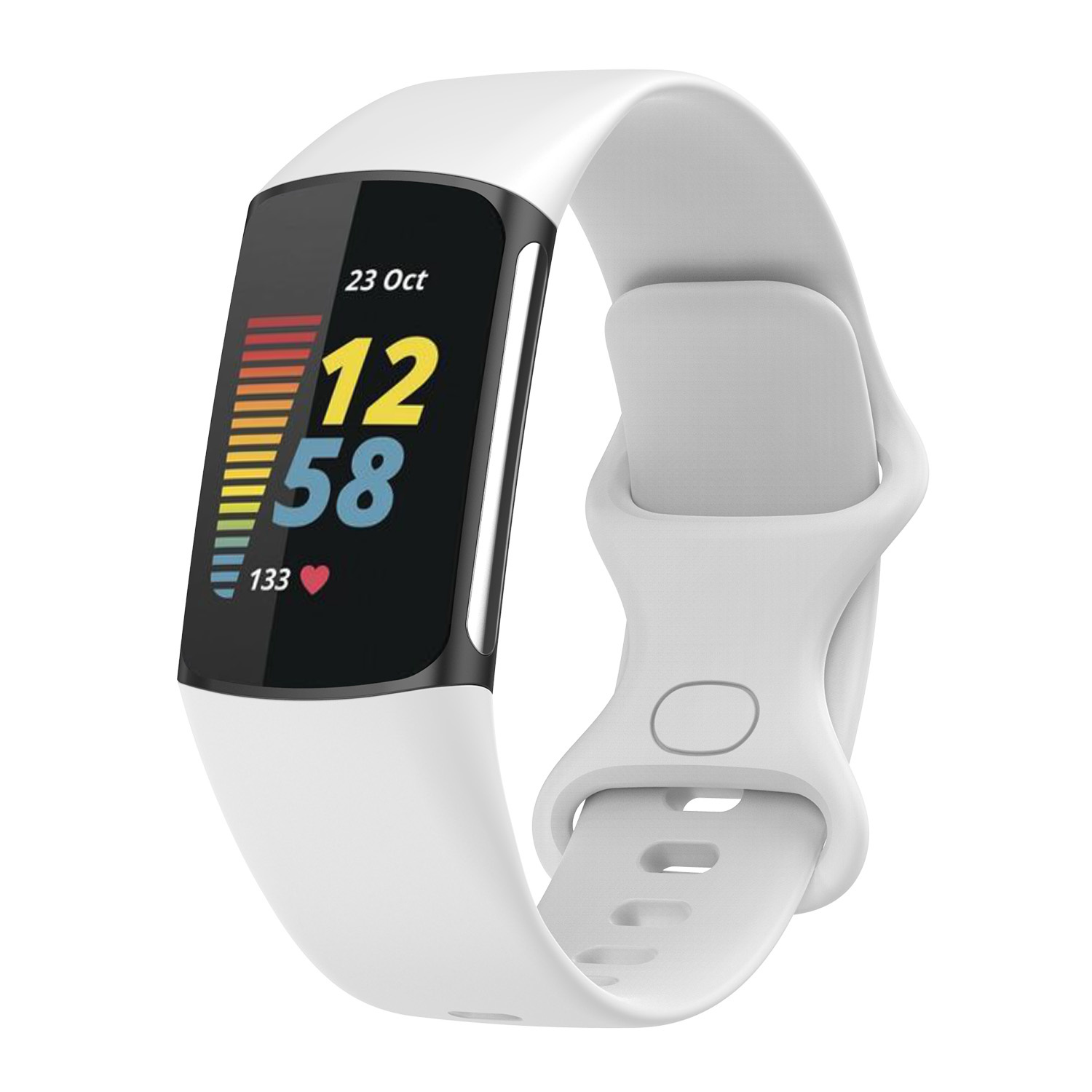 Fitbit Charge 5 sport band - wit