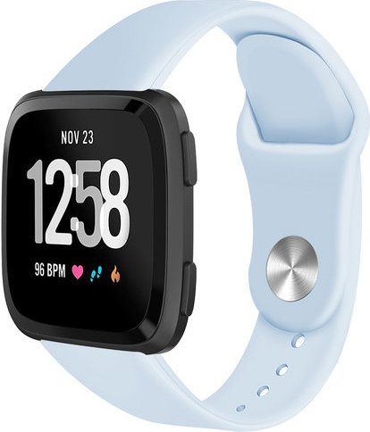 Fitbit Versa siliconen sport band - lichtblauw