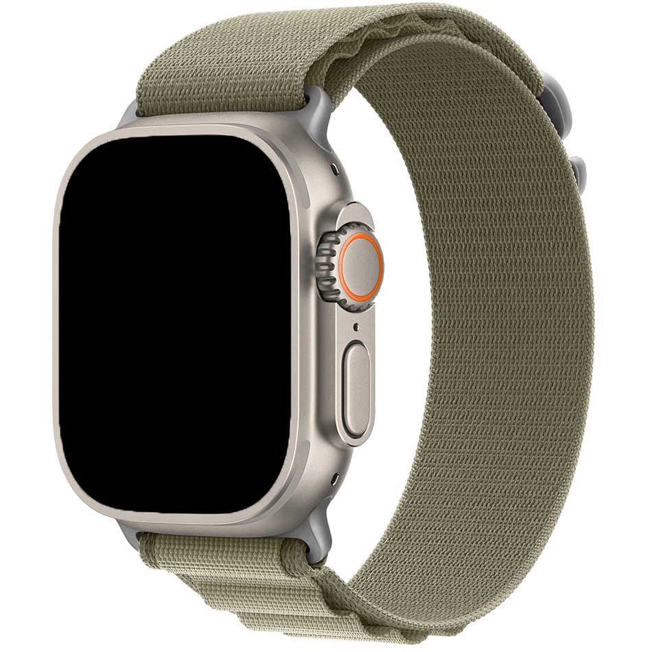 Apple-Watch-nylon-alpine-band-Olijf-7440850169114-123watches-hoofdfoto