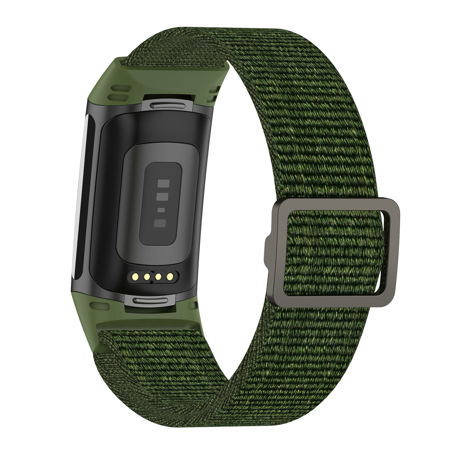 Fitbit Charge 5 nylon band - groen