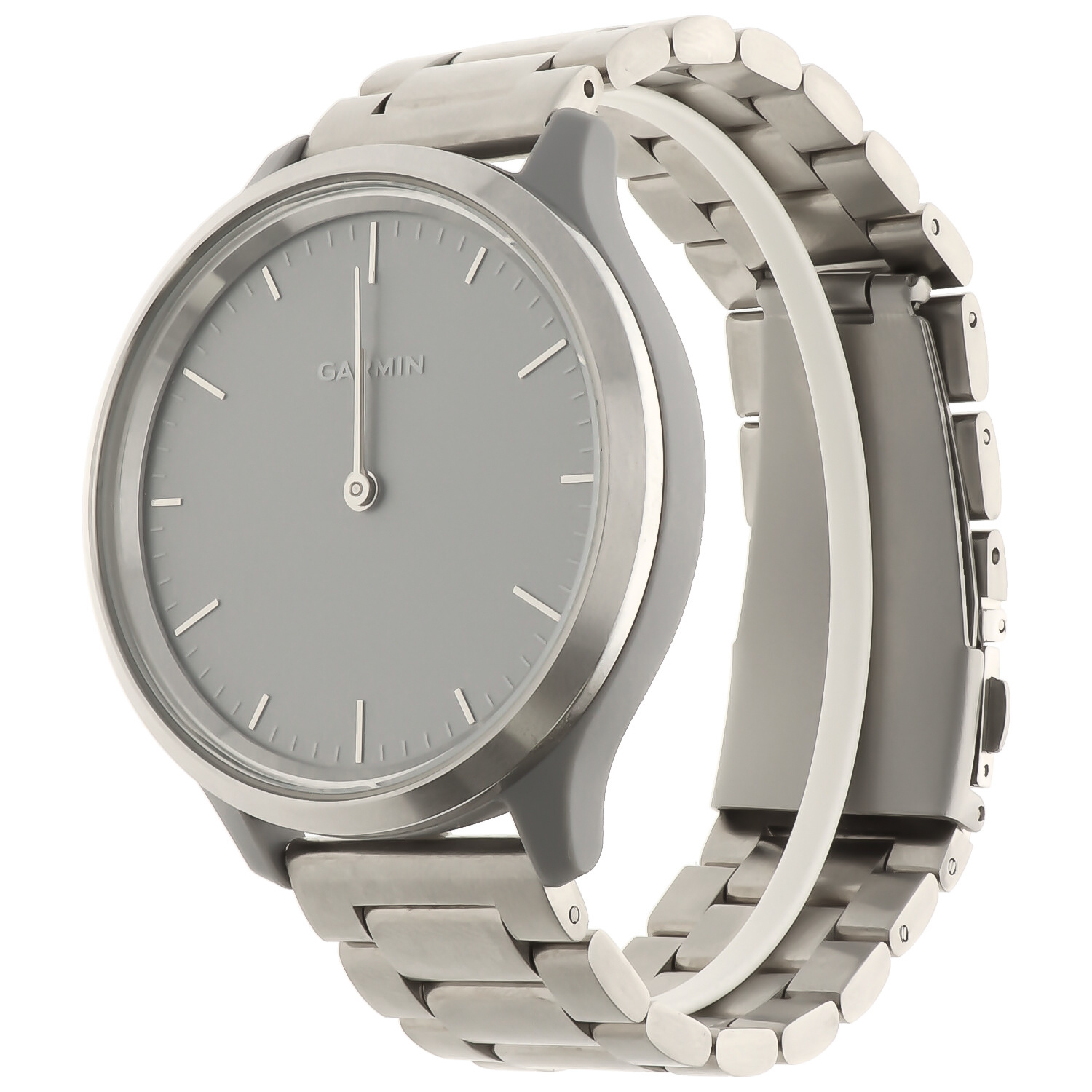 Garmin Vivoactive / Vivomove kralen stalen schakel band - zilver