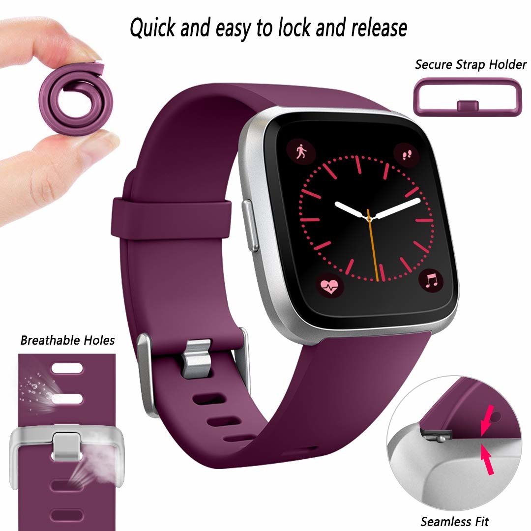 Fitbit Versa sport band - donkerpaars