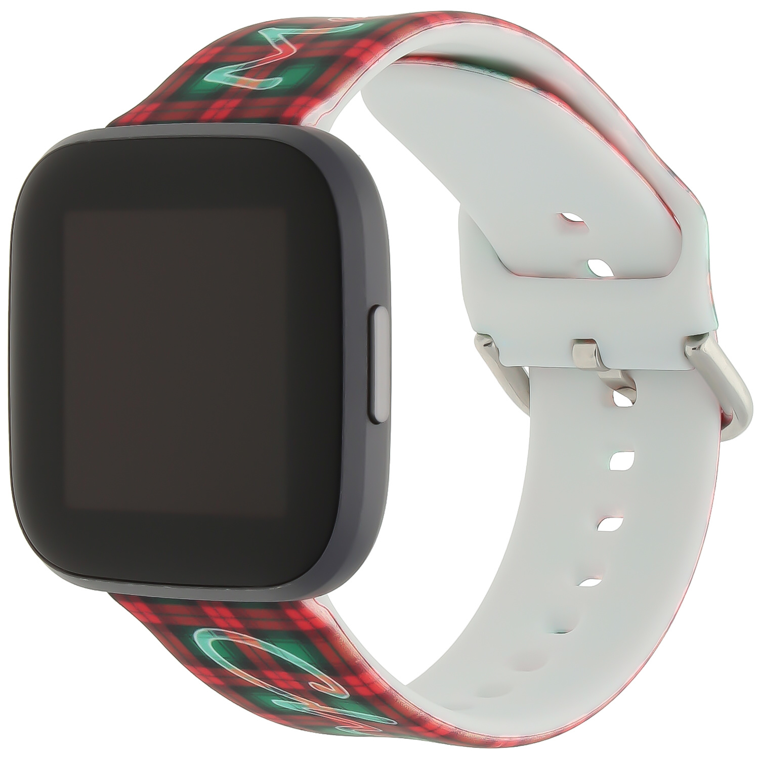 Fitbit Versa print sport band - kerst geruiten