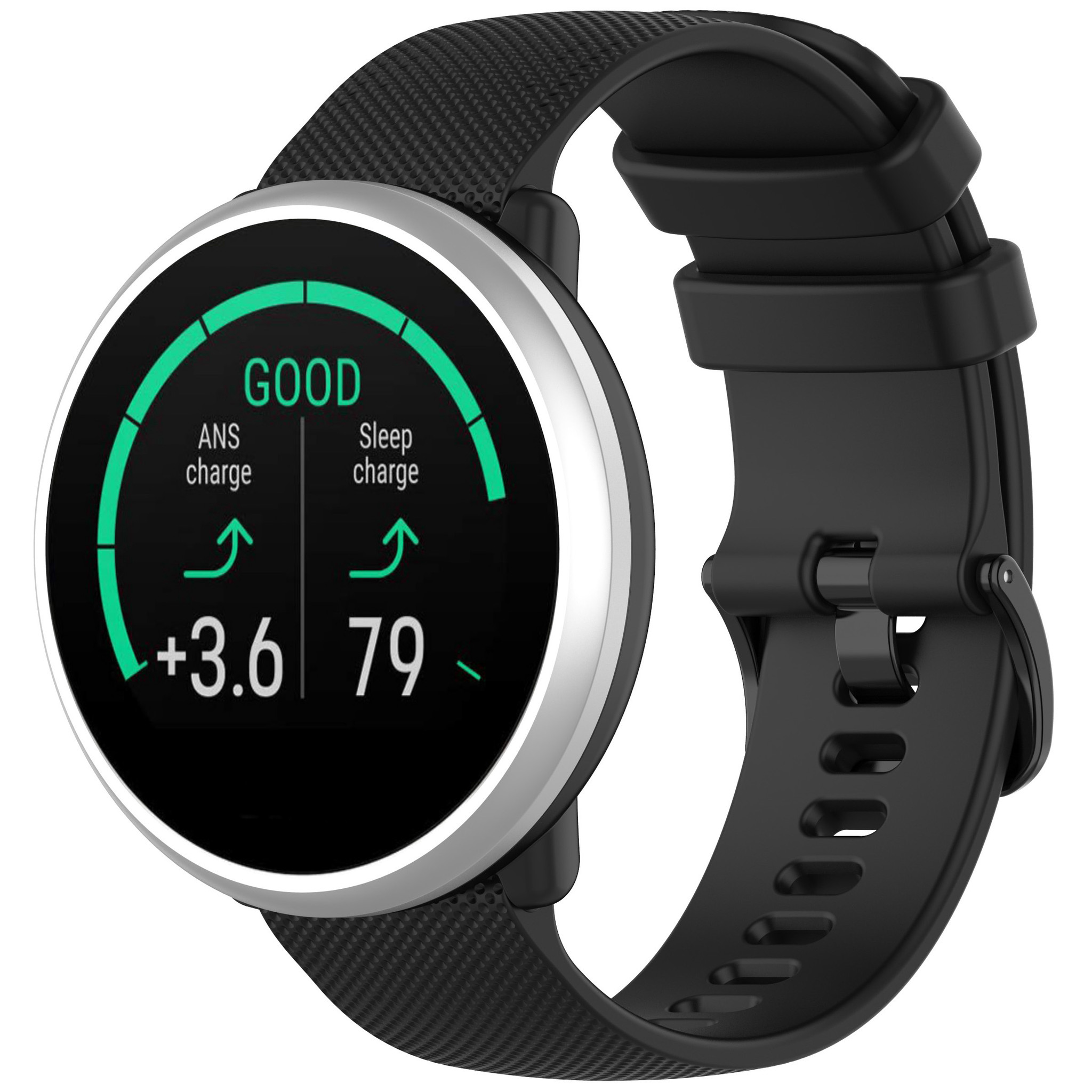 Polar Ignite sport gesp band - zwart