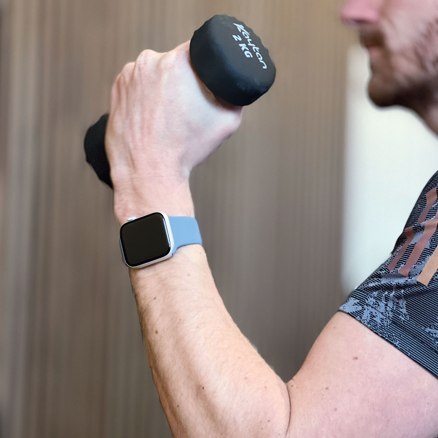 Apple Watch sport band - winterblauw - P7440850175146 - 123watches - Mooie kleur die bij je outfit matcht