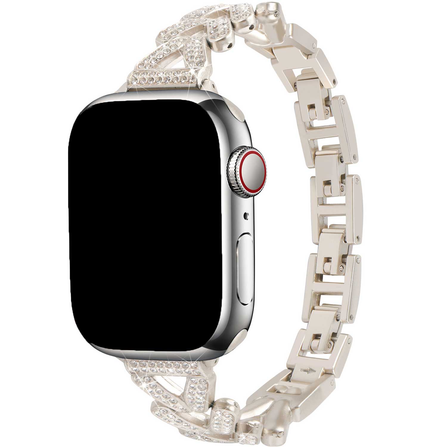 Apple-Watch-hart-stalen-schakel-band-Faye-sterrenlicht-7440850187194-123watches-hoofdfoto