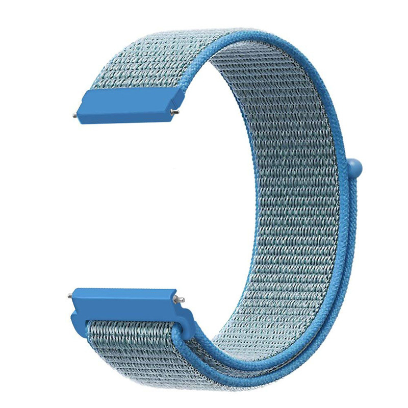 Garmin Vivoactive / Vivomove nylon band - tahou blauw