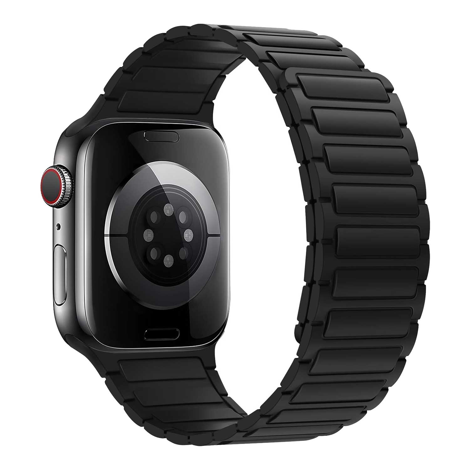Apple Watch band Zyro – siliconen – zwart