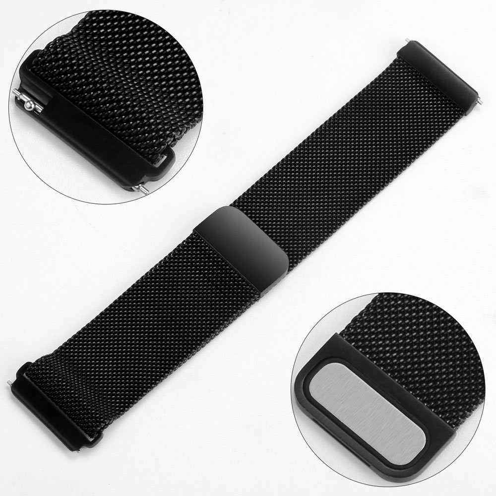 Fitbit Versa milanese band - zwart