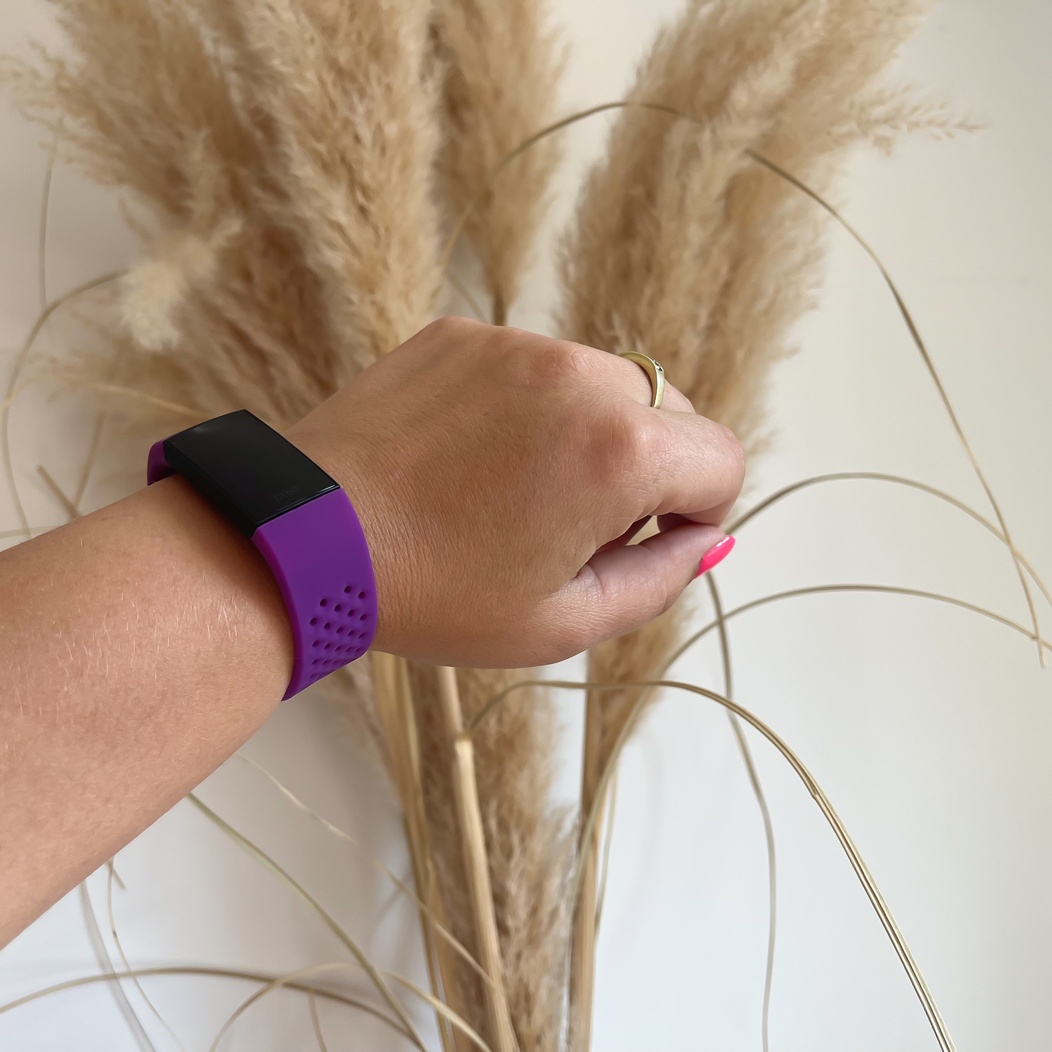 Fitbit Charge 3 & 4 sport point band - donkerpaars