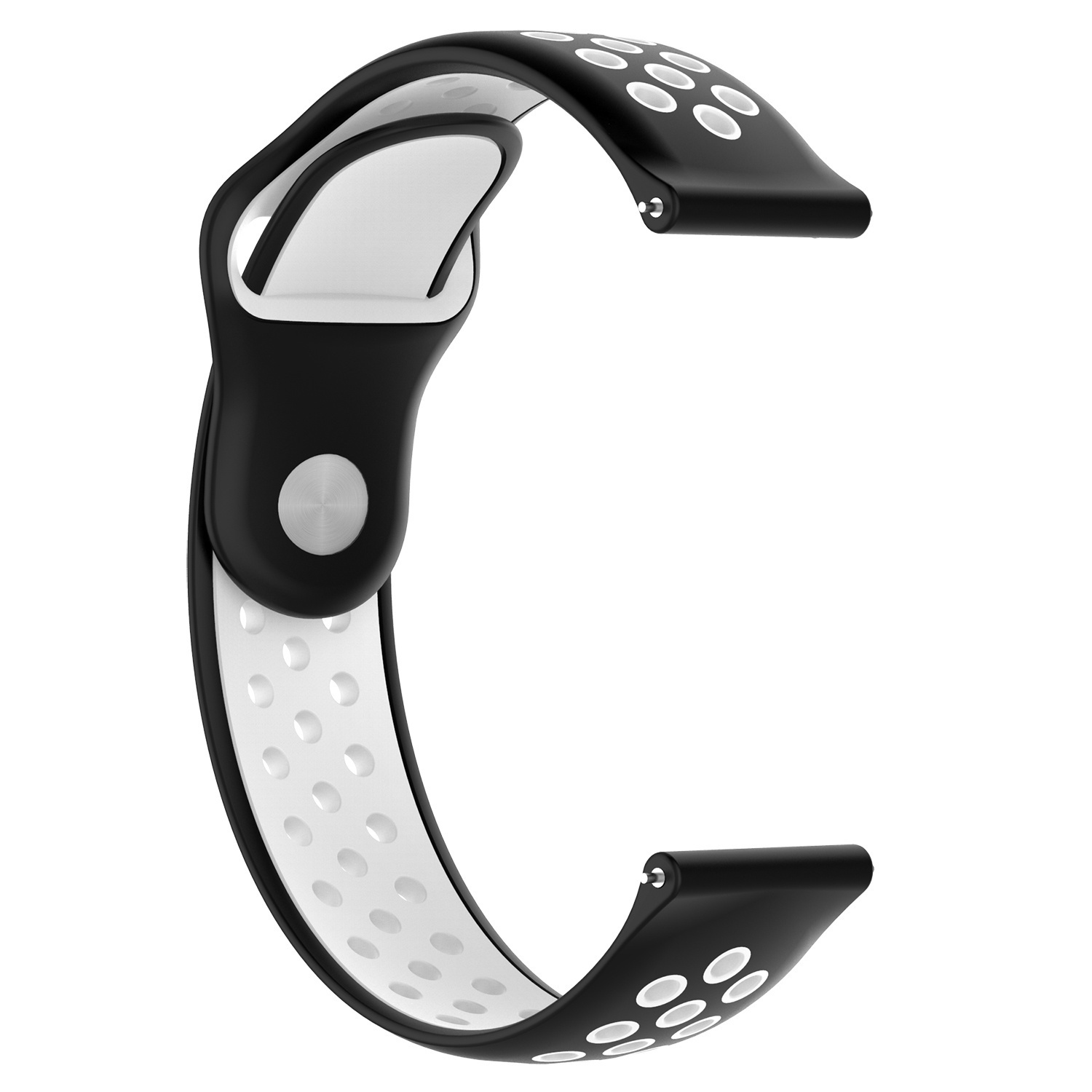 Polar Ignite dubbel sport band - zwart wit