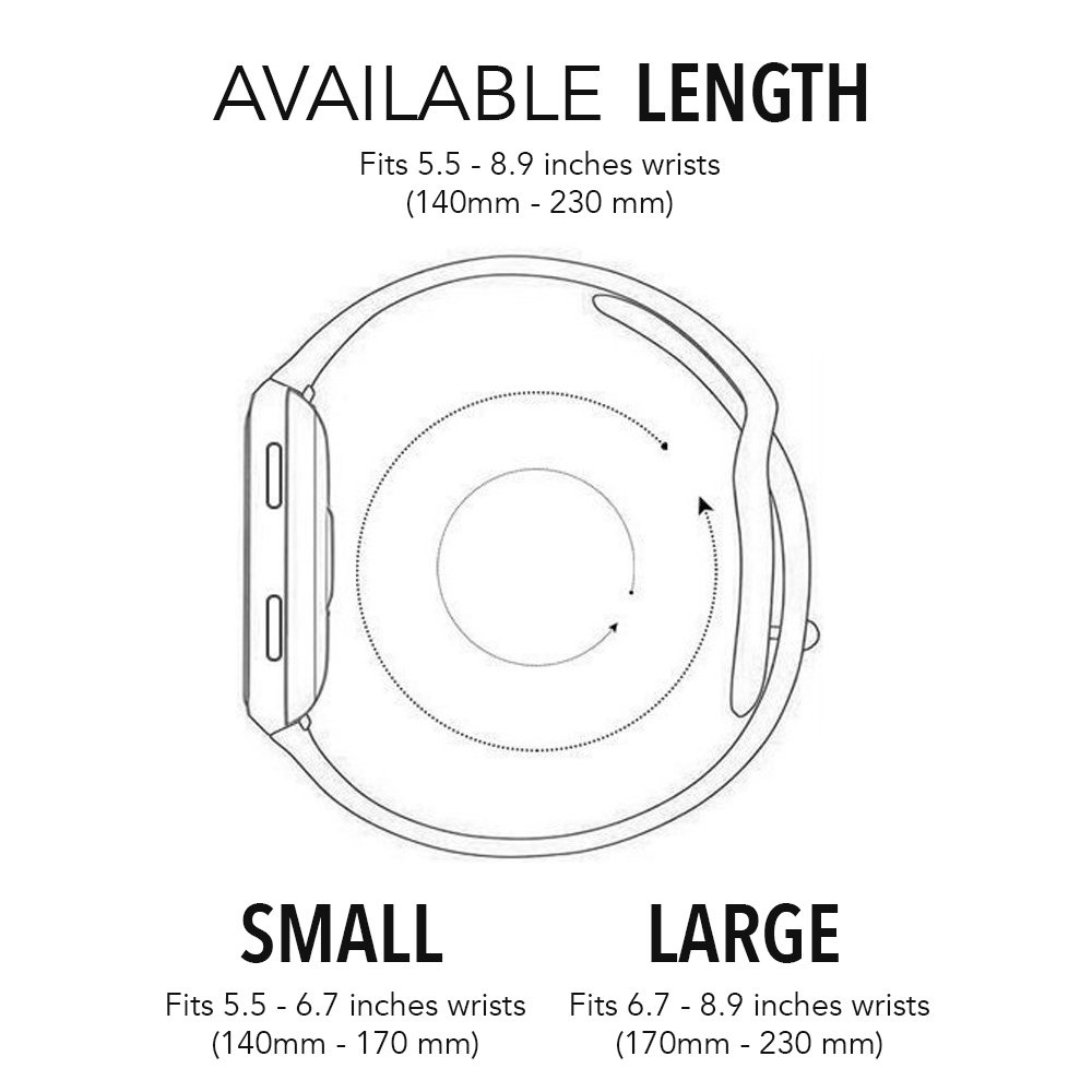 Fitbit Versa dubbel sport band - wit zwart