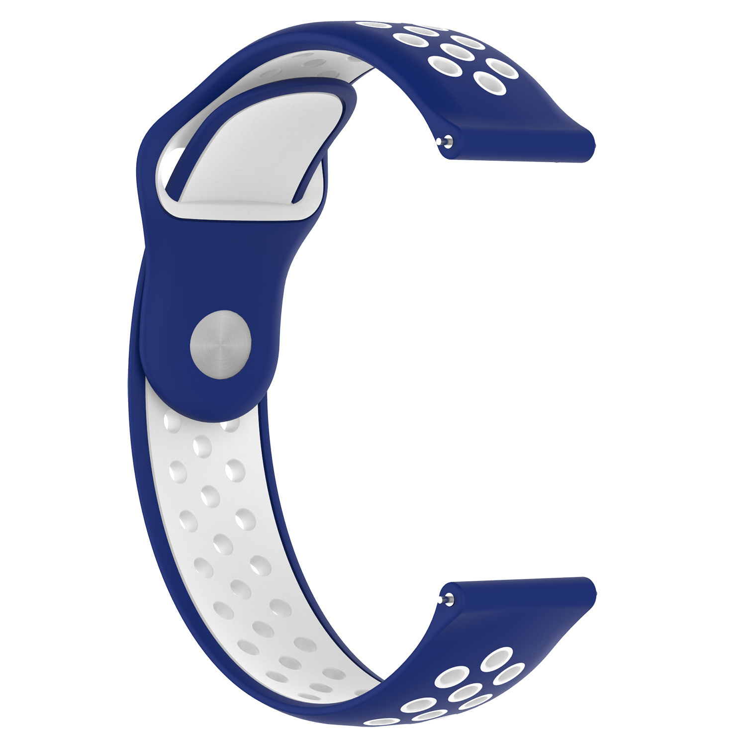 Polar Ignite dubbel sport band - blauw wit