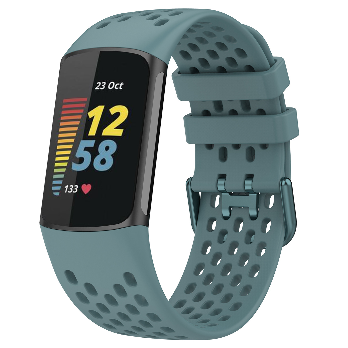 Fitbit Charge 5 sport point band - leisteen