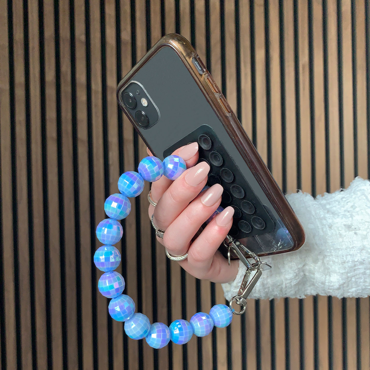 Telefoonkoord-disco-blauw-zilver-7440850364342-sfeerfoto-3