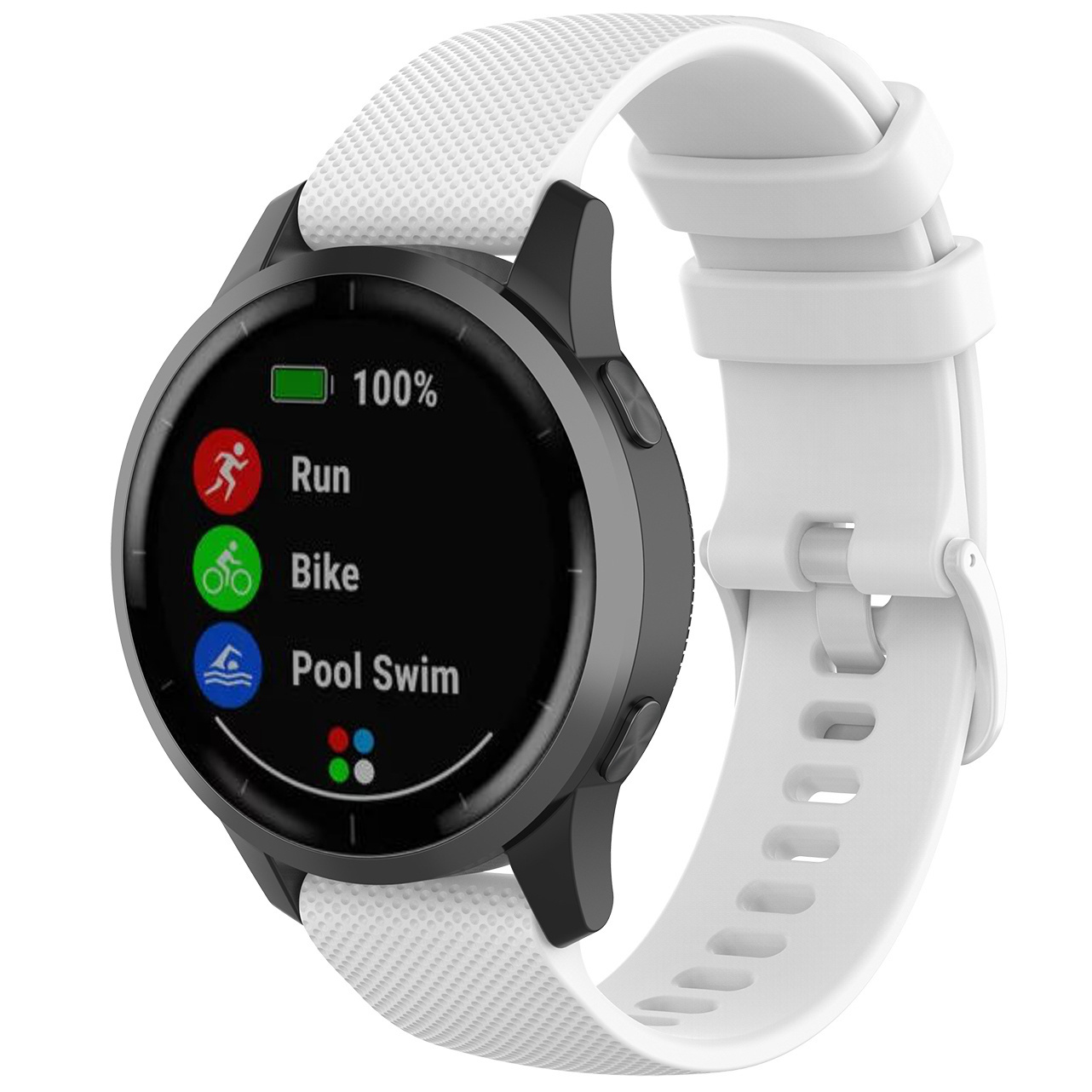 Samsung Galaxy Watch sport gesp band - wit