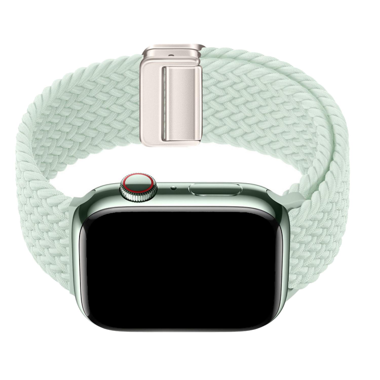 Apple Watch bandje Zyra - nylon - mintgroen