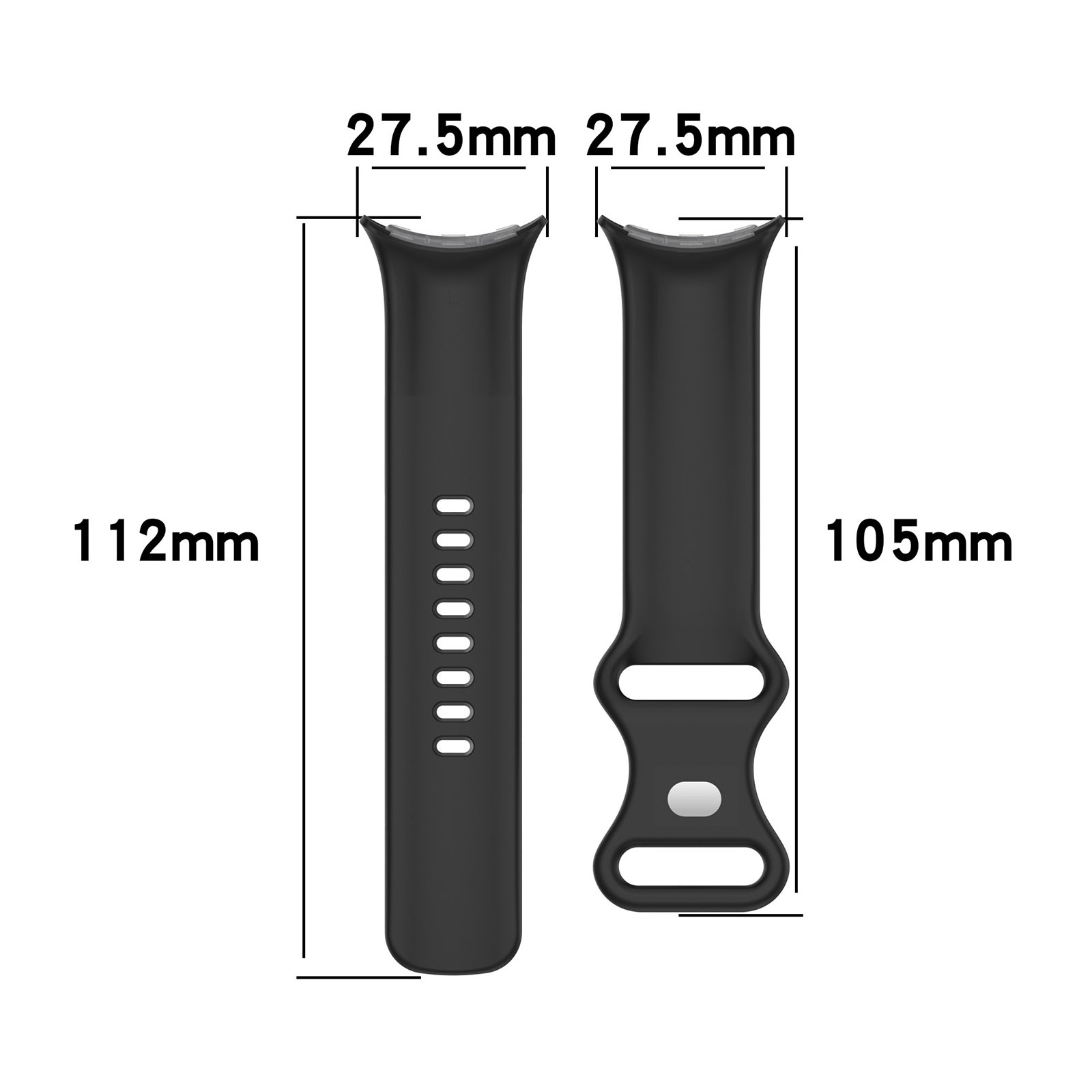 Google Pixel Watch sport band - oranje