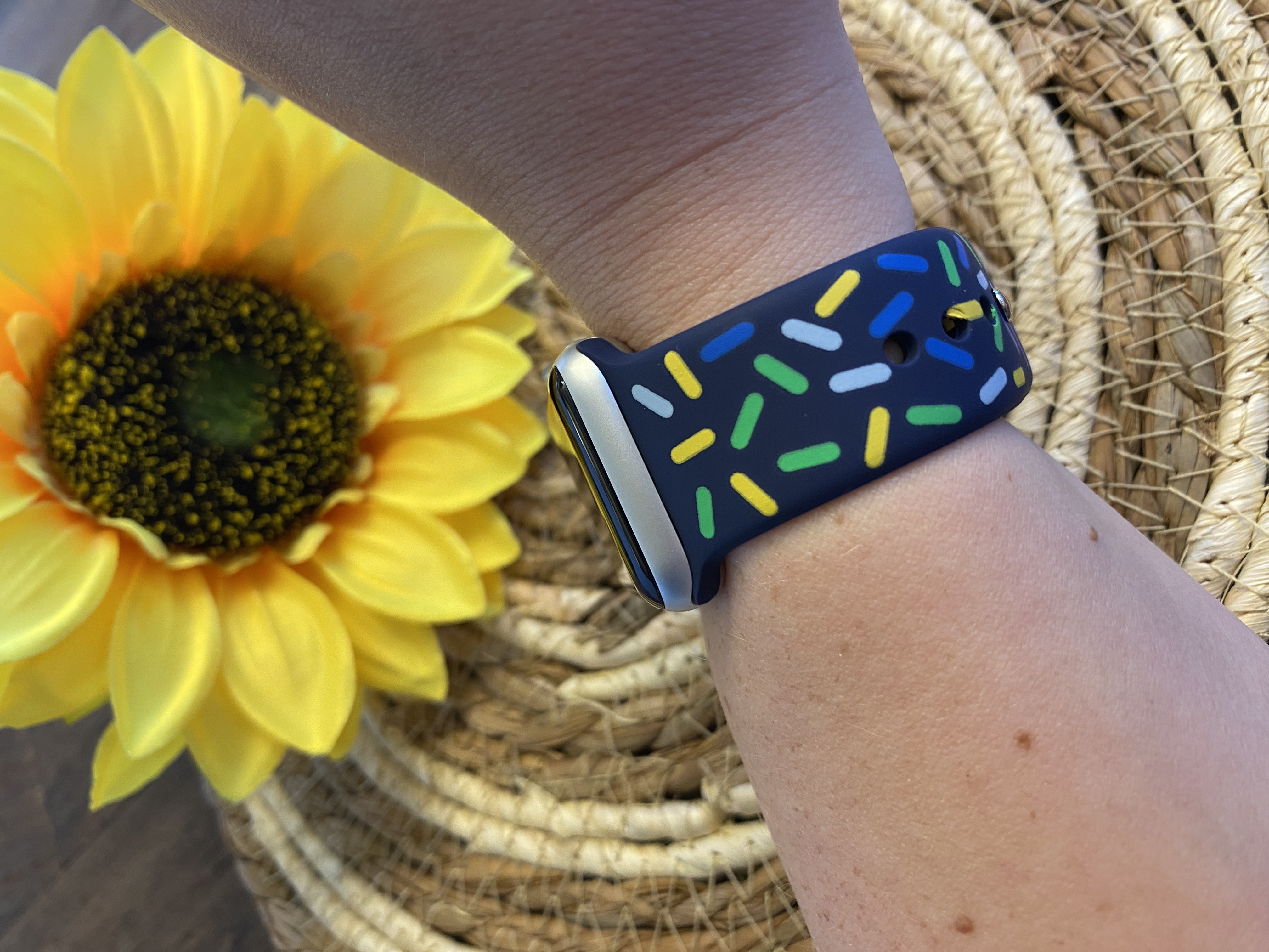 Apple Watch pride sport band - middernacht
