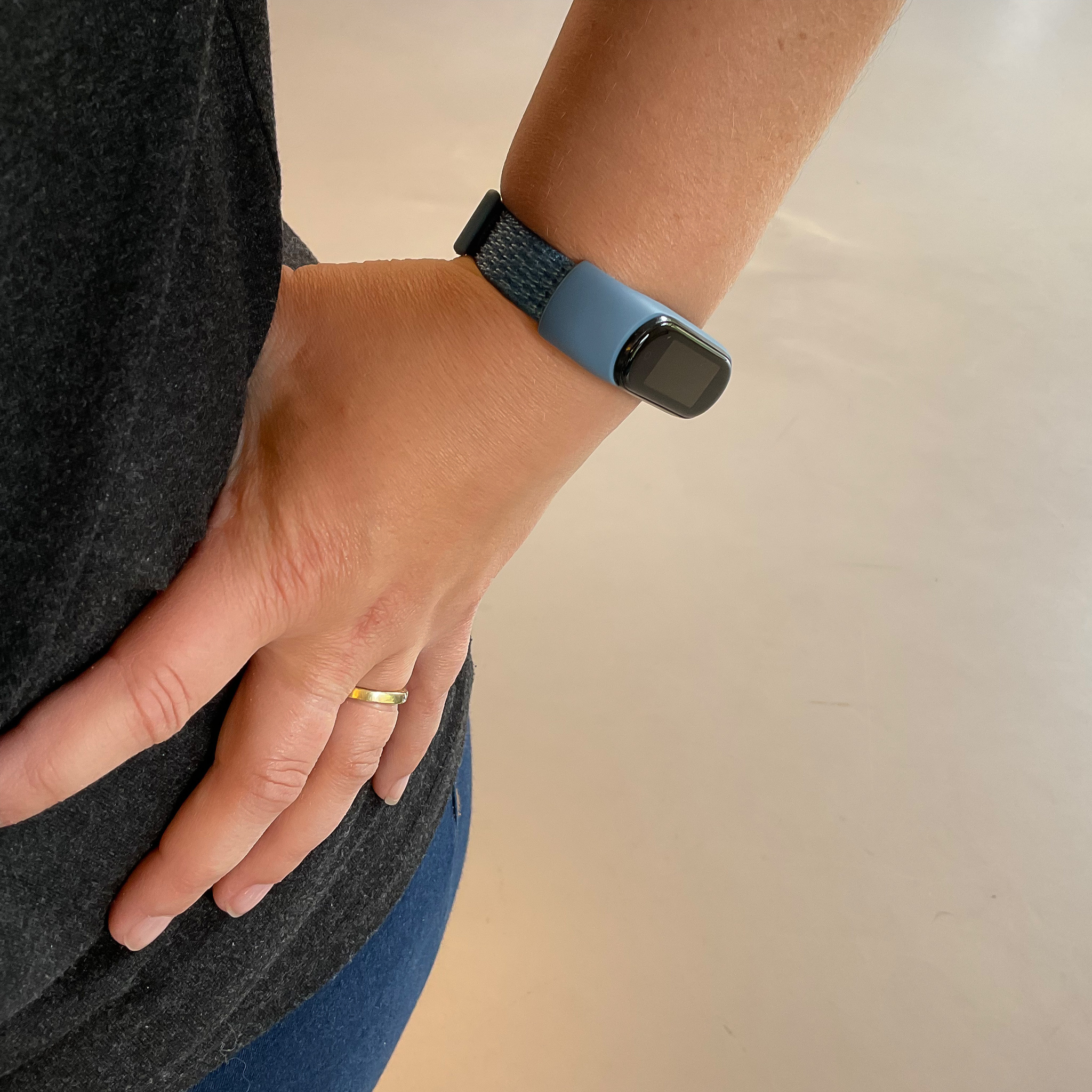 Xiaomi Mi 3/4/5/6 nylon sport loop band - cape blauw