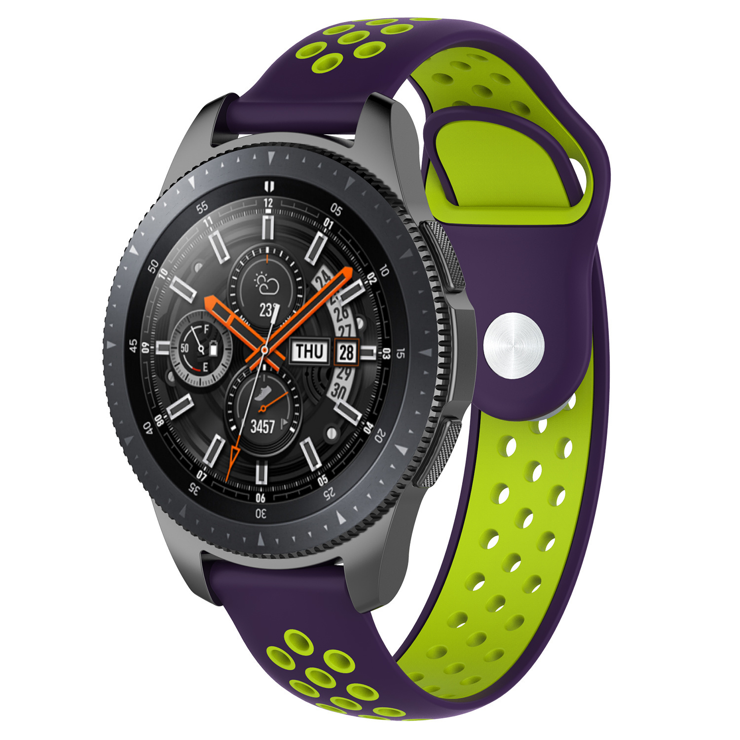 Polar Ignite dubbel sport band - paars groen