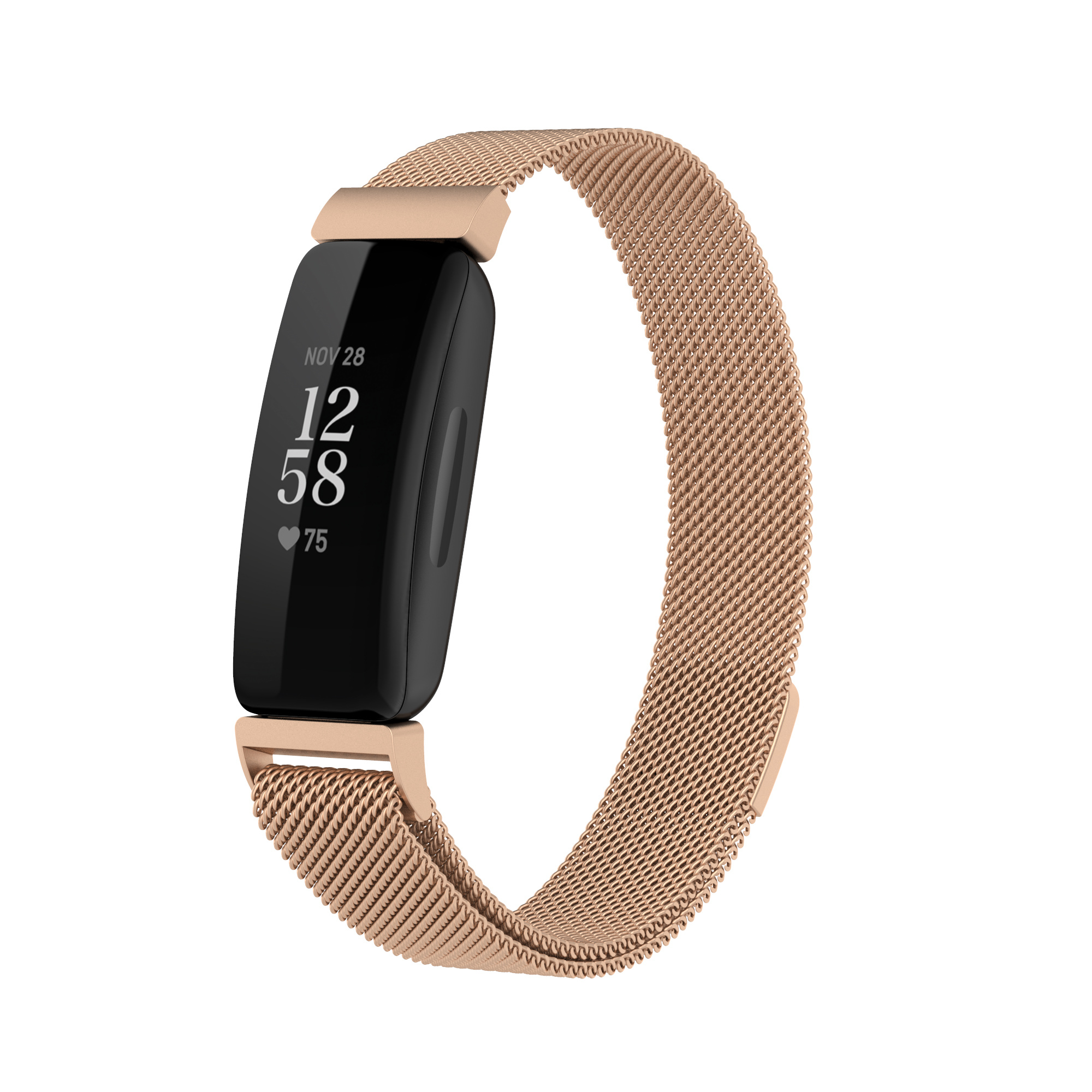 Fitbit Inspire 2 milanese band - champagne