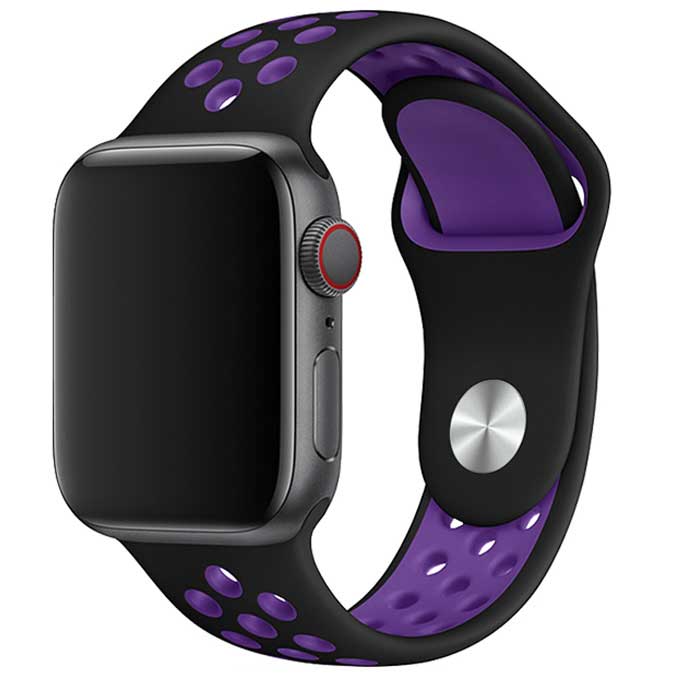 Apple-Watch-dubbel-sport-band-zwart-hyper-druif-7440849987958-123watches-hoofdfoto