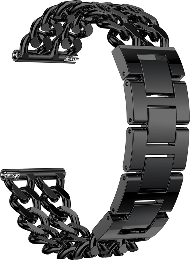 Polar Vantage M / Grit X cowboy stalen schakel band - zwart