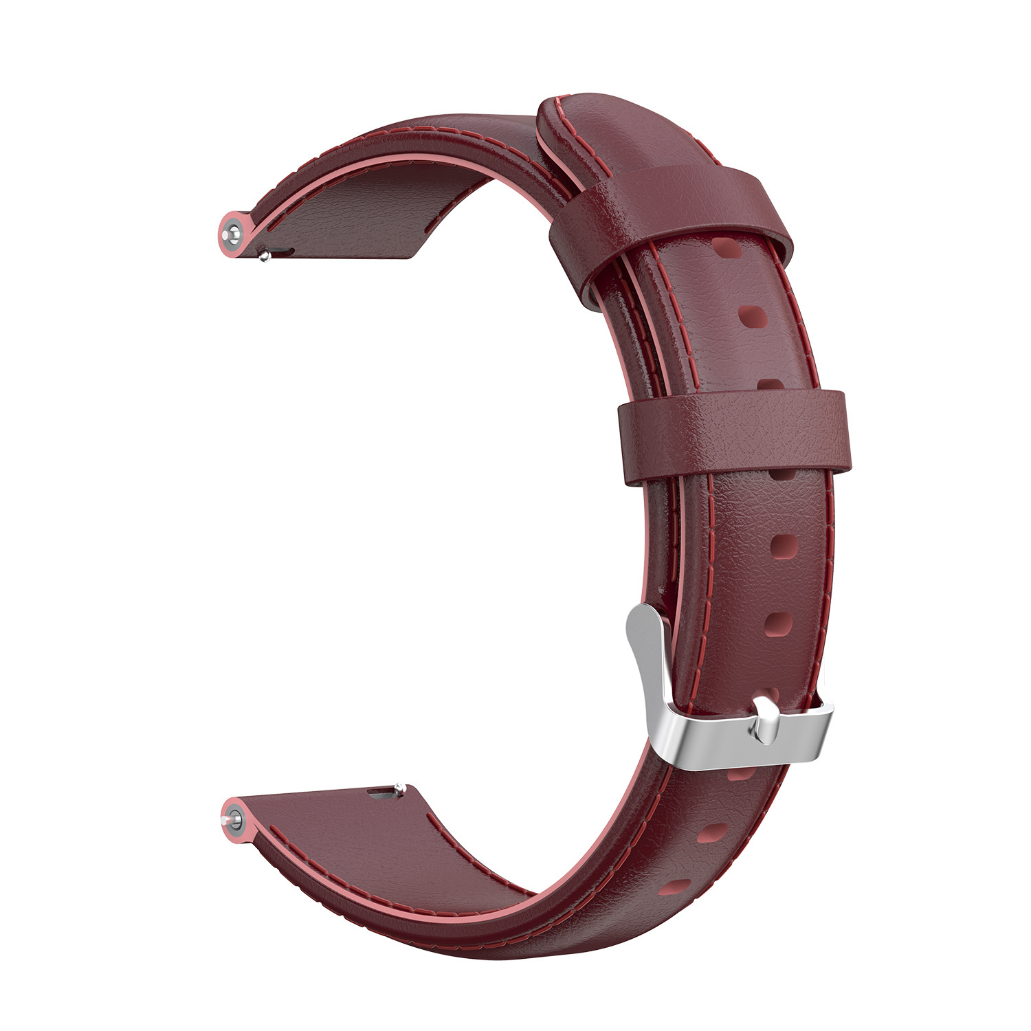 Huawei Watch GT leren band - wijn rood