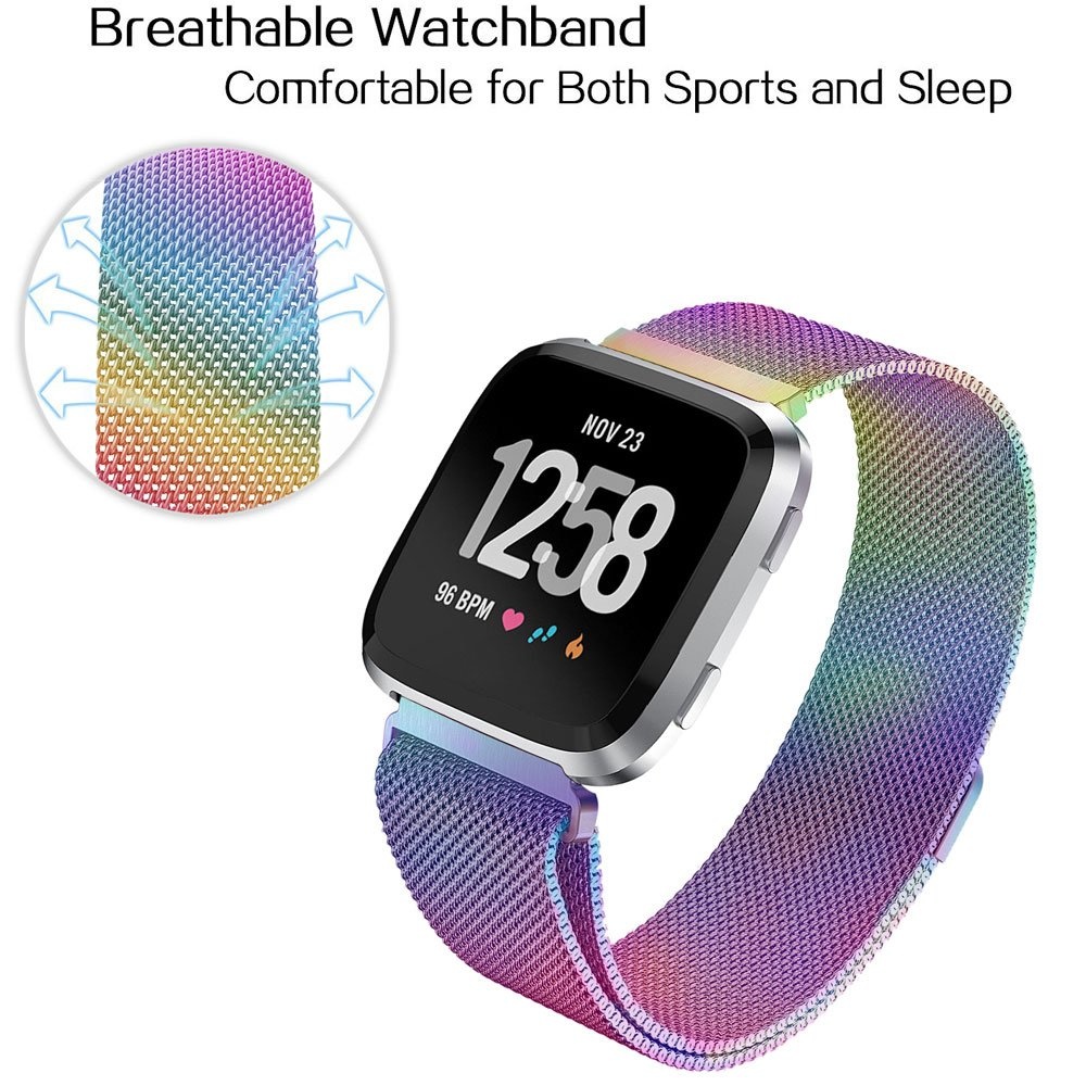 Fitbit Versa milanese band - colorful