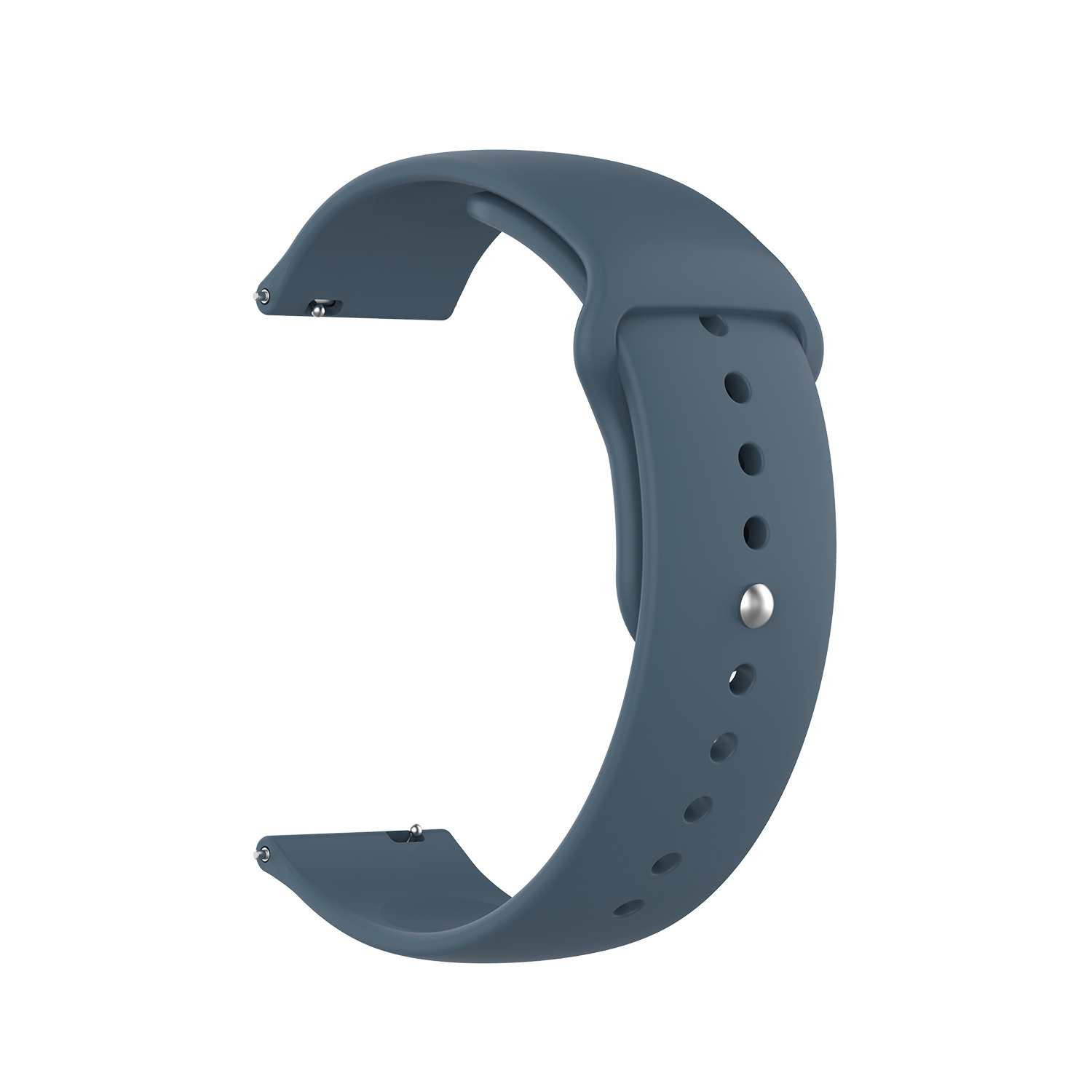 Samsung Galaxy Watch siliconen sport band - leisteen