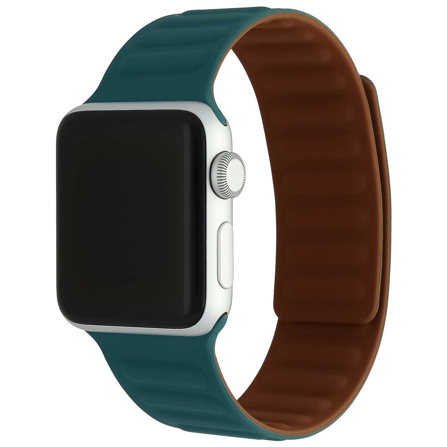 Apple-Watch-ribbel-solo-sport-band-malachiet-groen-7440850056087-123watches-hoofdfoto
