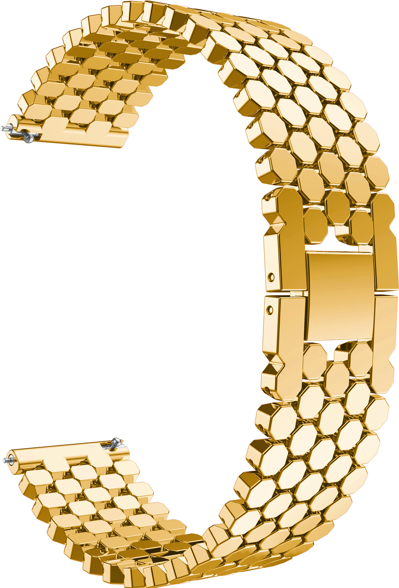 Garmin Vivoactive vis stalen schakel band - goud