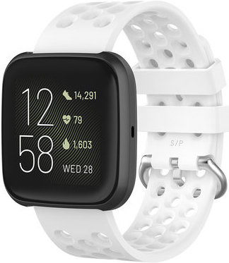 Fitbit Versa sport point band - wit