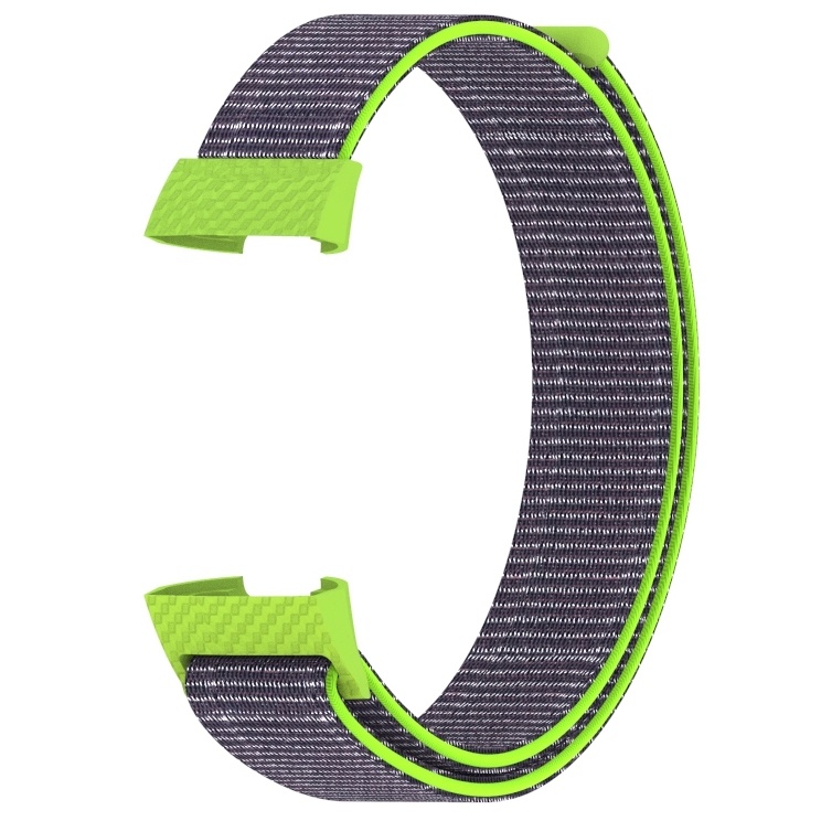Fitbit Charge 3 & 4 nylon band - fel geel