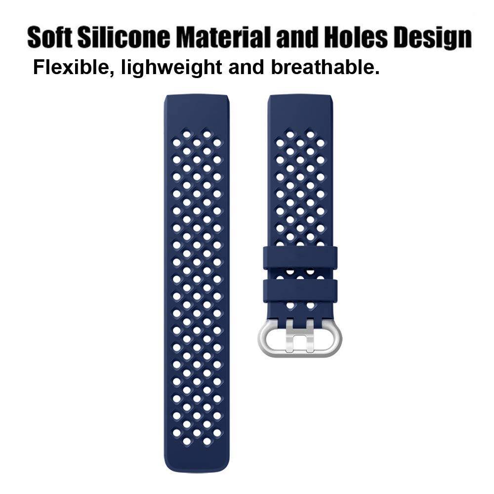 Fitbit Charge 3 & 4 sport point band - donkerblauw