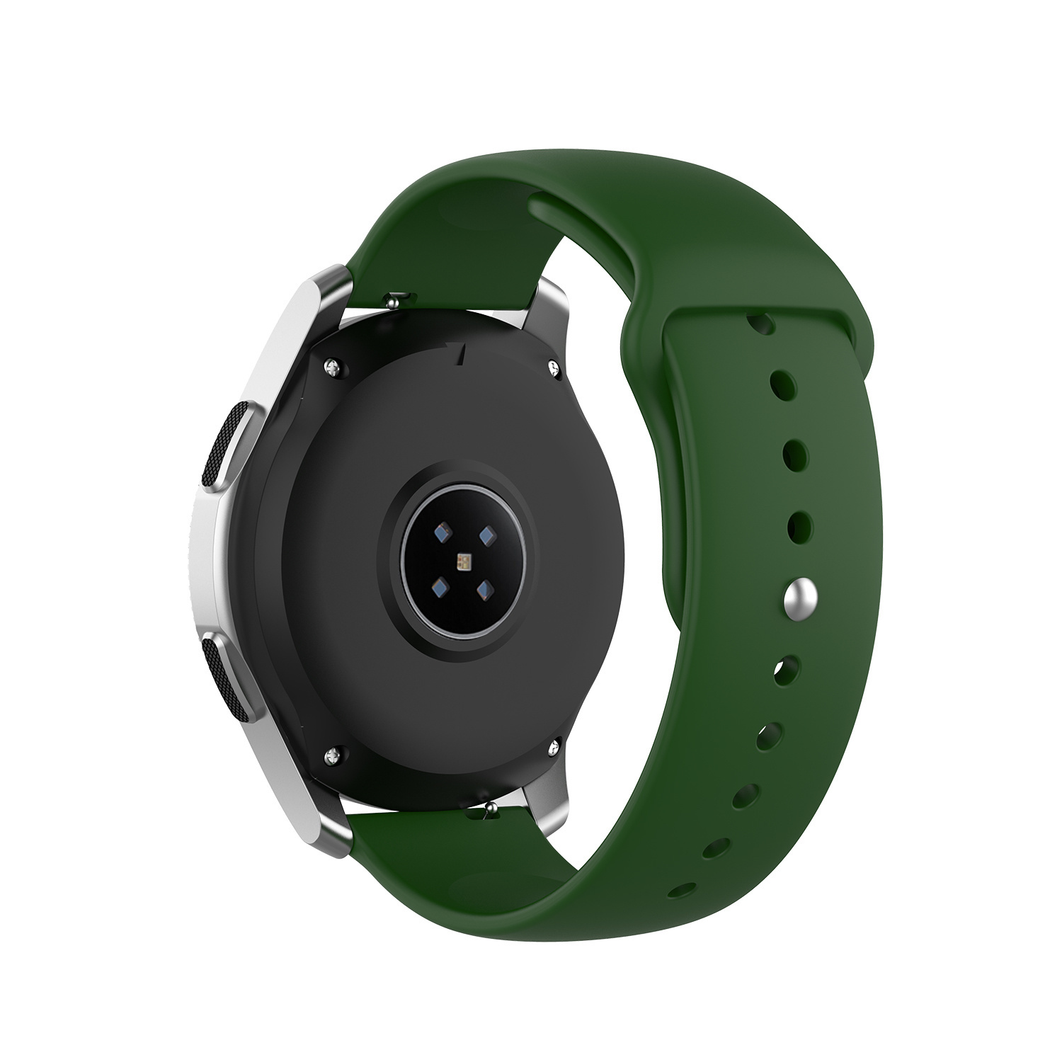 Samsung Galaxy Watch siliconen sport band - legergroen