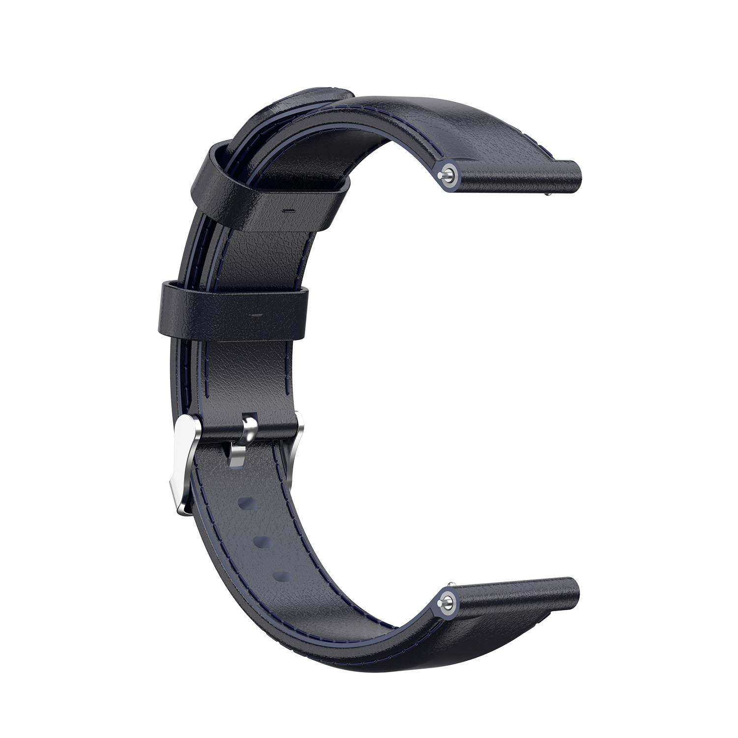 Samsung Galaxy Watch leren band - donkerblauw