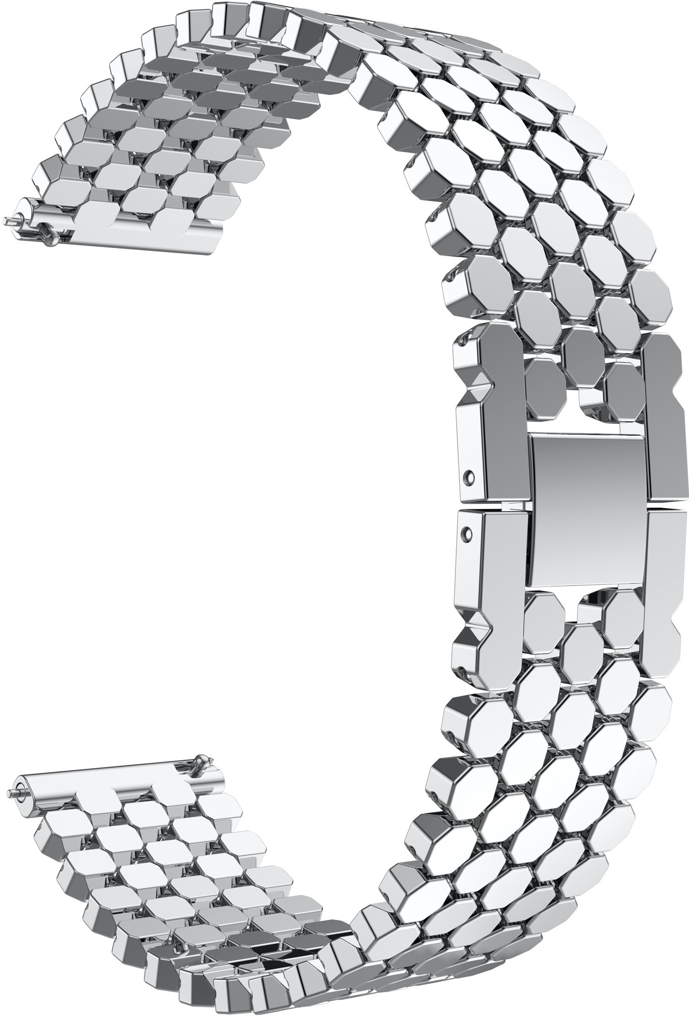 Polar Vantage M / Grit X vis stalen schakel band - zilver