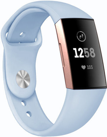 Fitbit Charge 3 & 4 sport band - lichtblauw