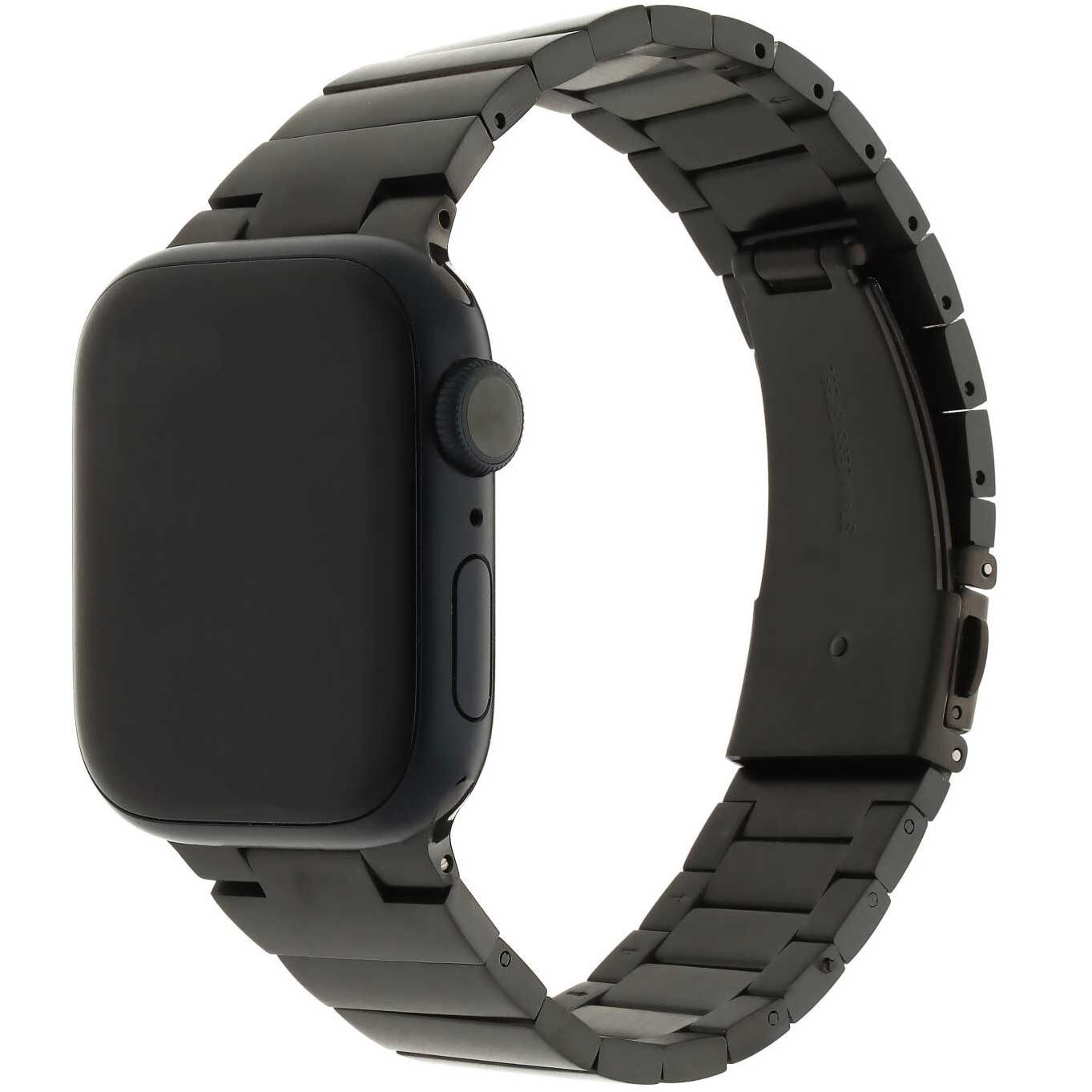 Apple-Watch-stalen-schakel-band-zwart-7435110159141-123watches-hoofdfoto