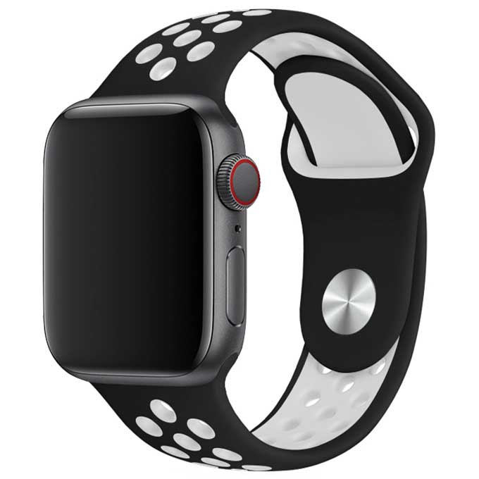 Apple-Watch-dubbel-sport-band-zwart-wit-7434008468464-123watches-hoofdfoto
