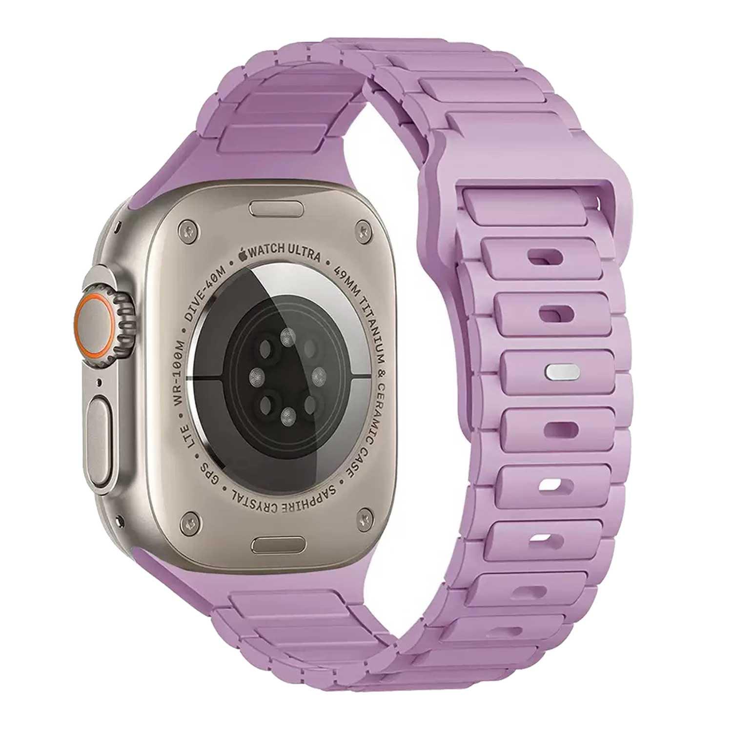 Apple Watch band Raveo – siliconen – paars
